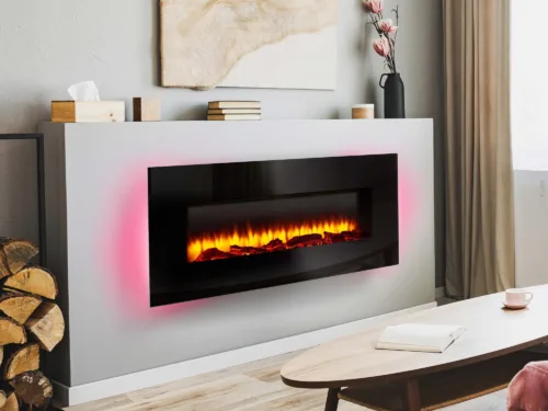 Refurbished Holbeck Electric Fire Black