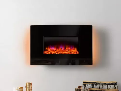 Refurbished Egton Electric Fire Black