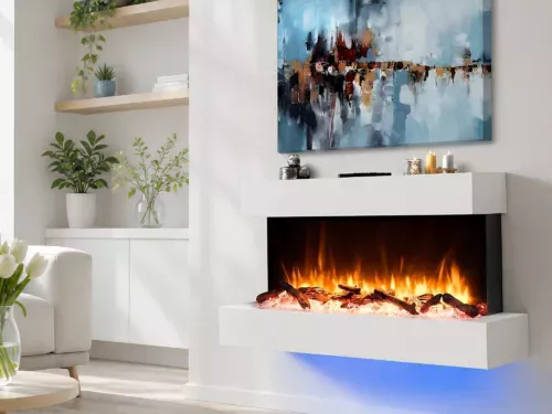 Runswick Wall Mounted fireplace
