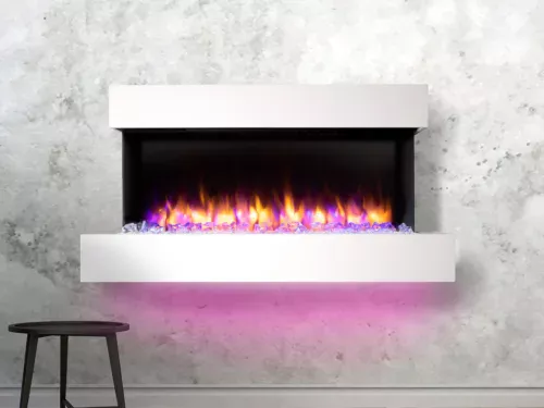 Refurbished Runswick Electric Fireplace Suite