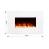 Egton White Wall Mounted Electric Fire