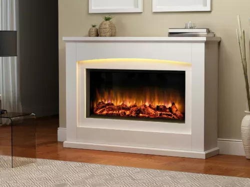 Refurbished Danby Electric Fireplace Suite