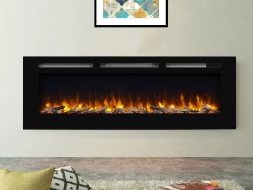 Refurbished Recessed Hawnby Electric Fire 60 Inches