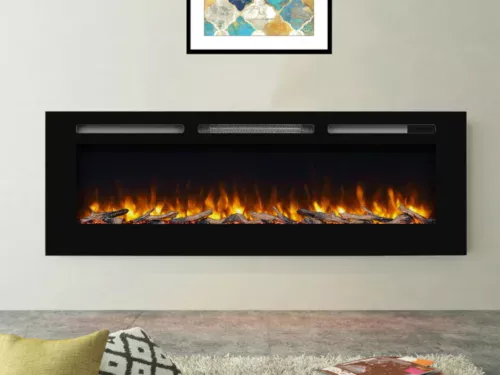 Refurbished Recessed Hawnby Electric Fire 60 Inches