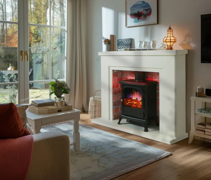 Farlington Electric Fireplace with electric Stove