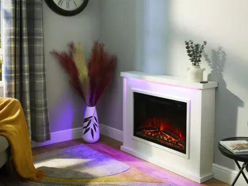Harwood Electric Fireplace Suite