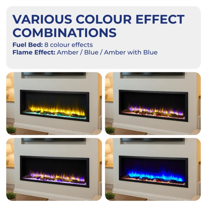 New Hawnby Electric Fireplace for Media Wall