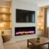 48 inch media wall electric fire