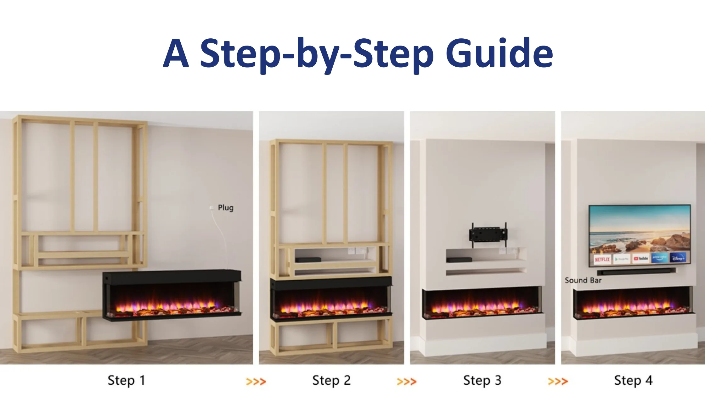 How to Build a Media Wall with an Electric Fire