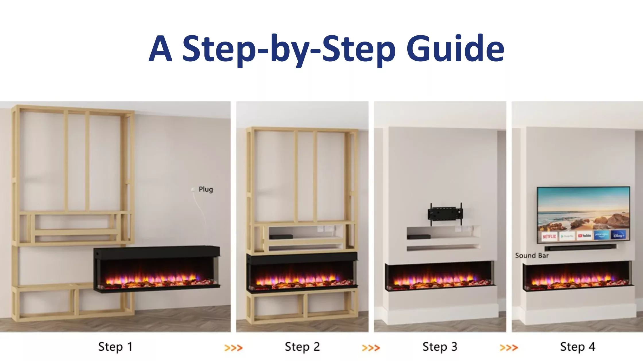 How to Build a Media Wall with an Electric Fire